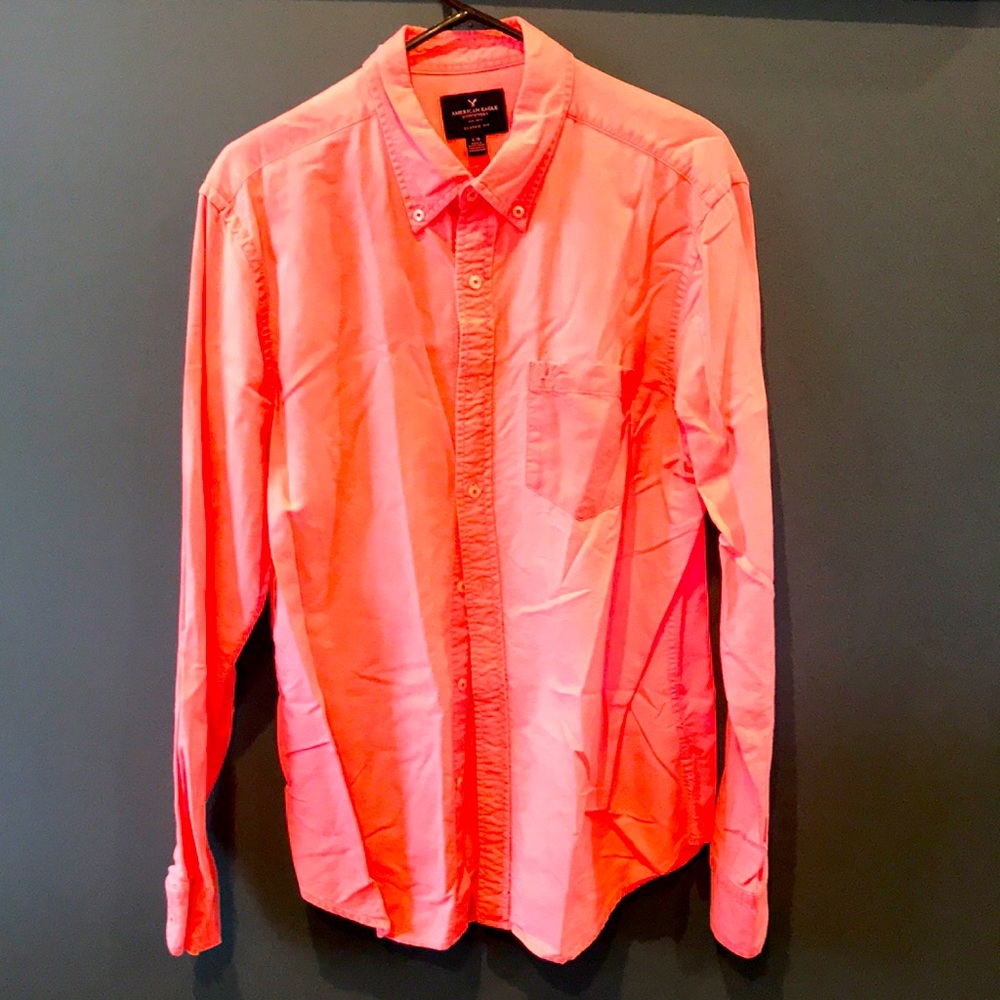 A&F long sleeve button down
